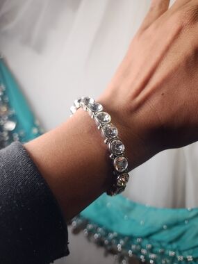 Rhinestone Tennis Bracelet